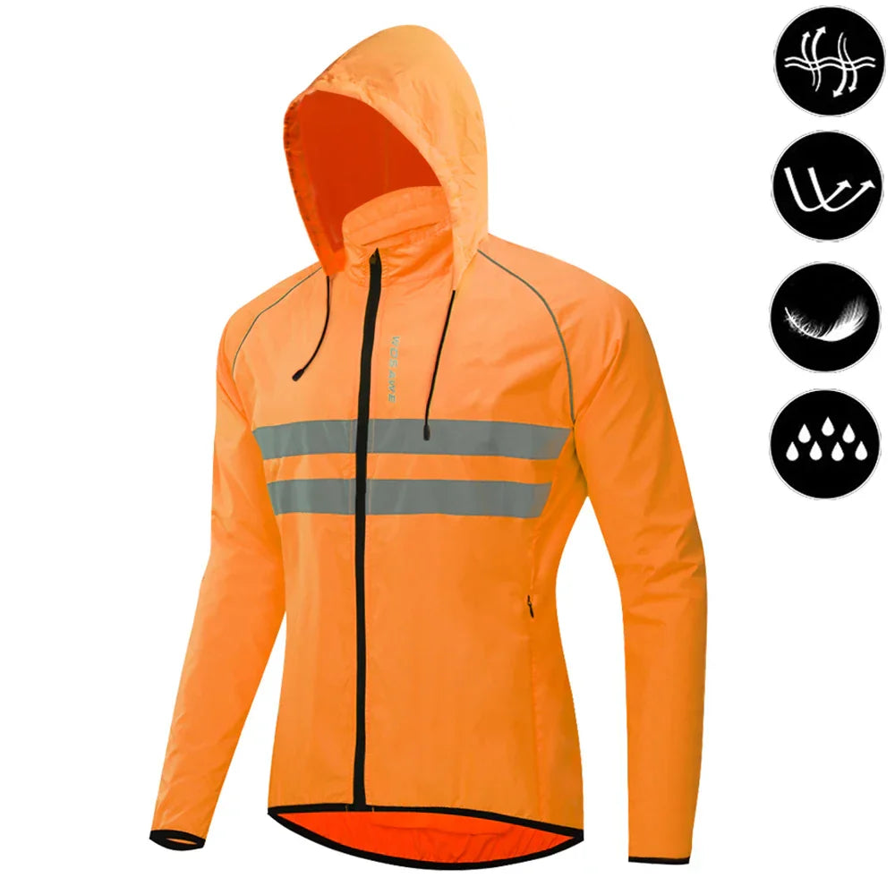 WOSAWE Men’s Cycling Windbreaker Jacket