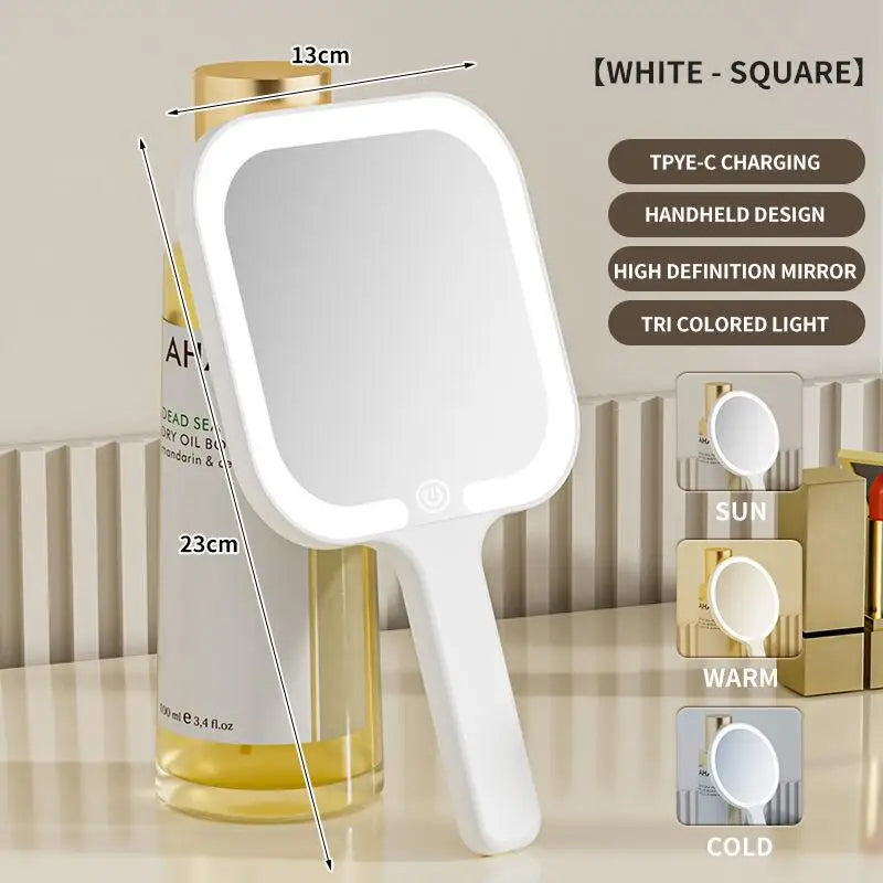 3-Color LED Touch Makeup Mirror