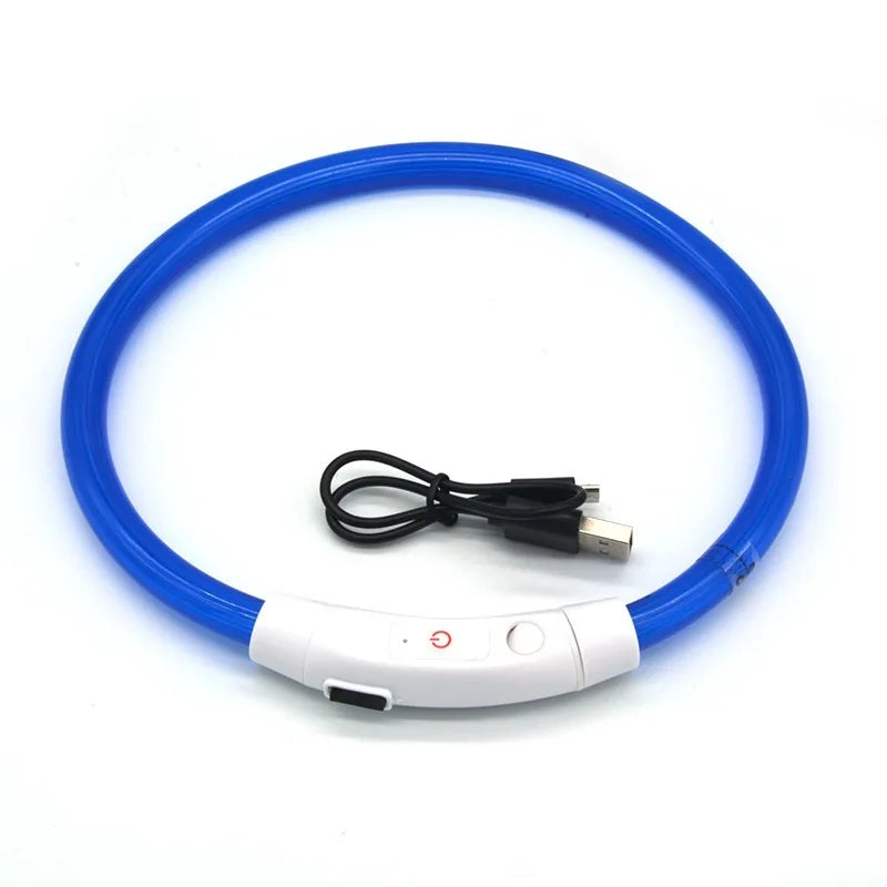 USB Rechargeable LED Dog Collar