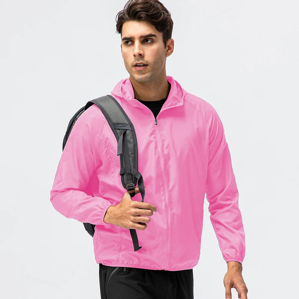 Unisex Waterproof Windbreaker Outdoor Jacket