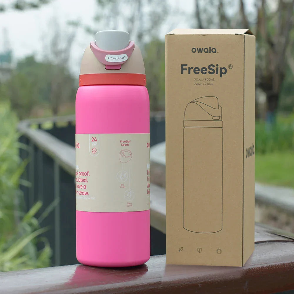 Owala FreeSip Black Panther