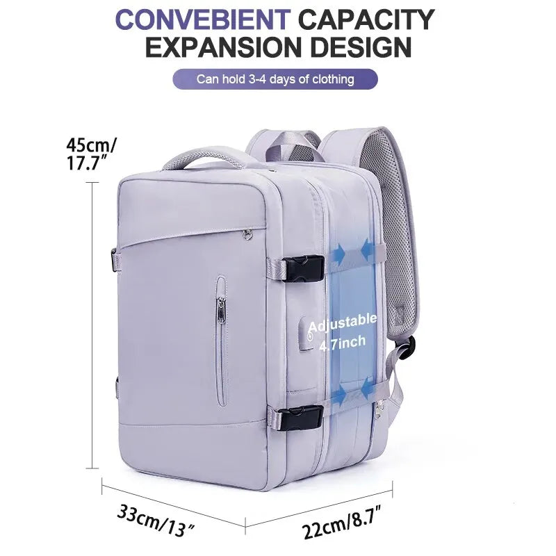 Likros Expandable Travel Laptop Backpack