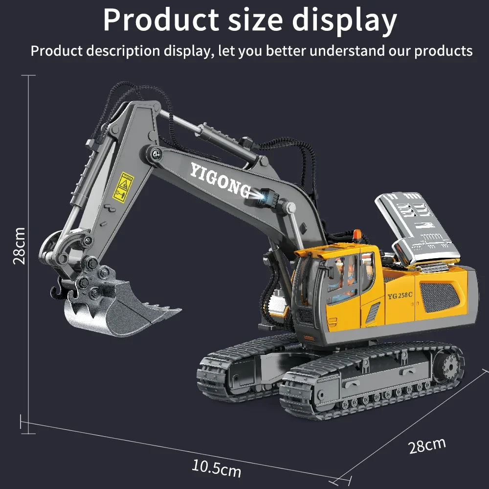 2.4G RC Excavator Dump Truck