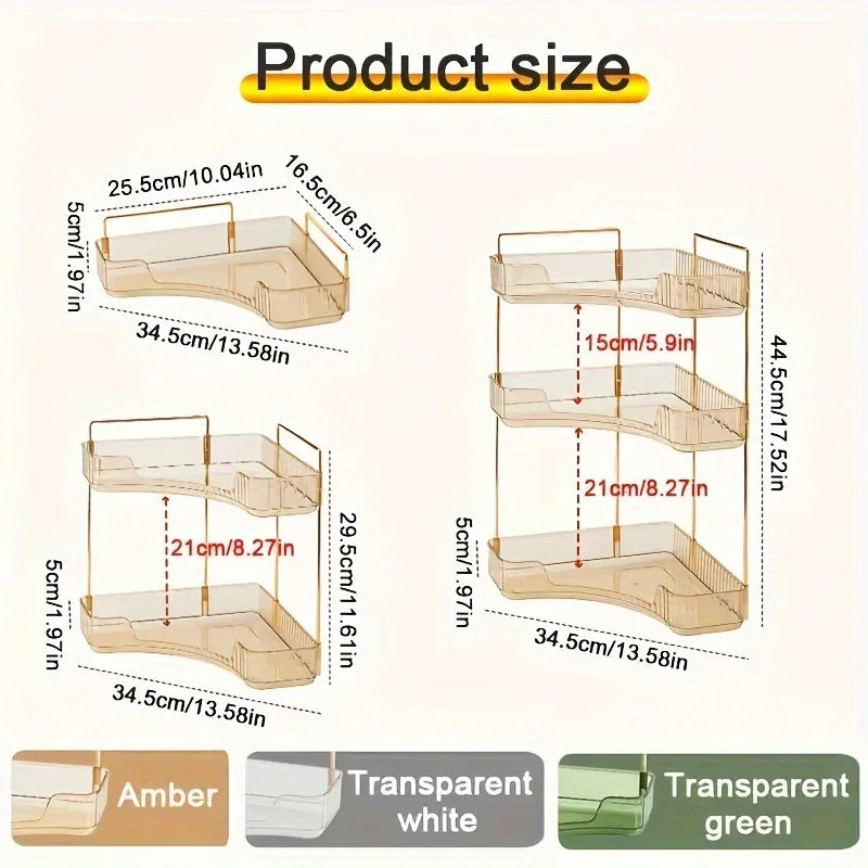 Luxury Corner Cosmetic Storage Rack