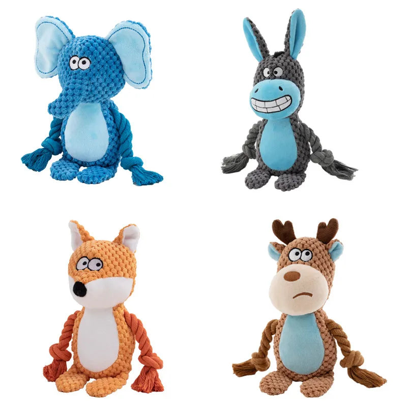 Stuffed Squeaky Dog Toy