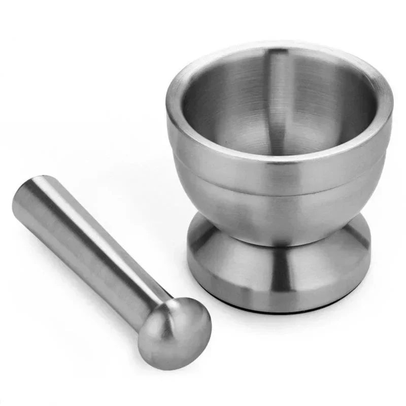 Double Mini Steel Mortar Set