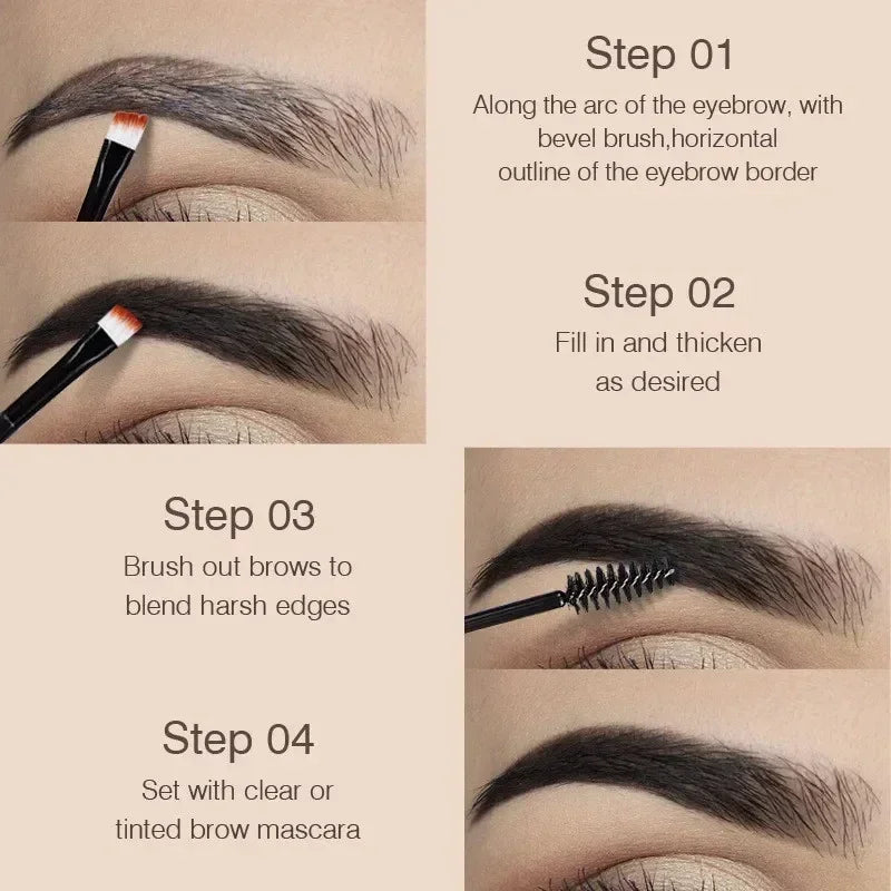 4-Color Waterproof Eyebrow Cream