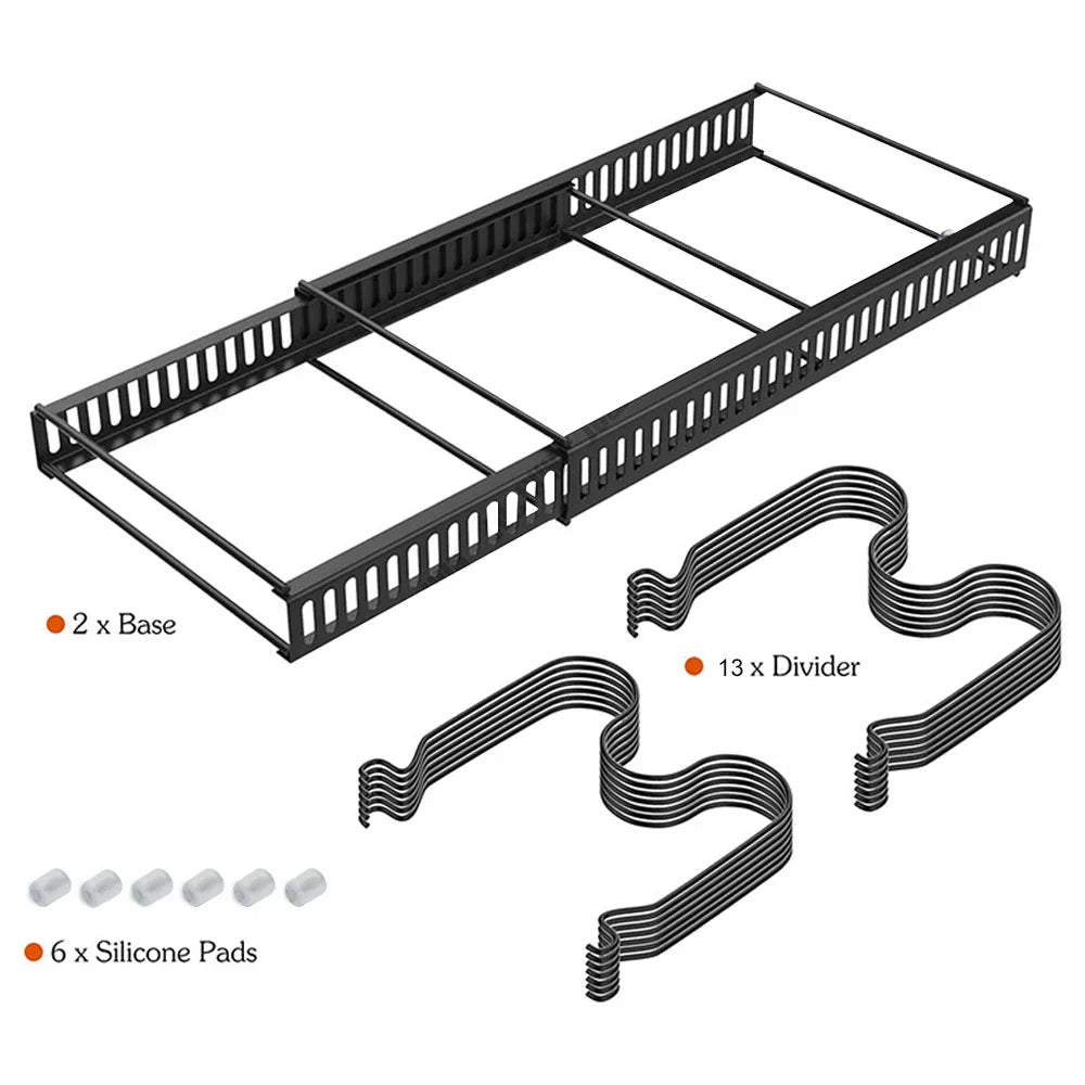 Adjustable Cookware Storage Rack