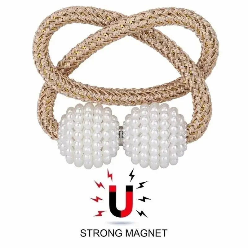 Pearl Magnetic Curtain Tiebacks