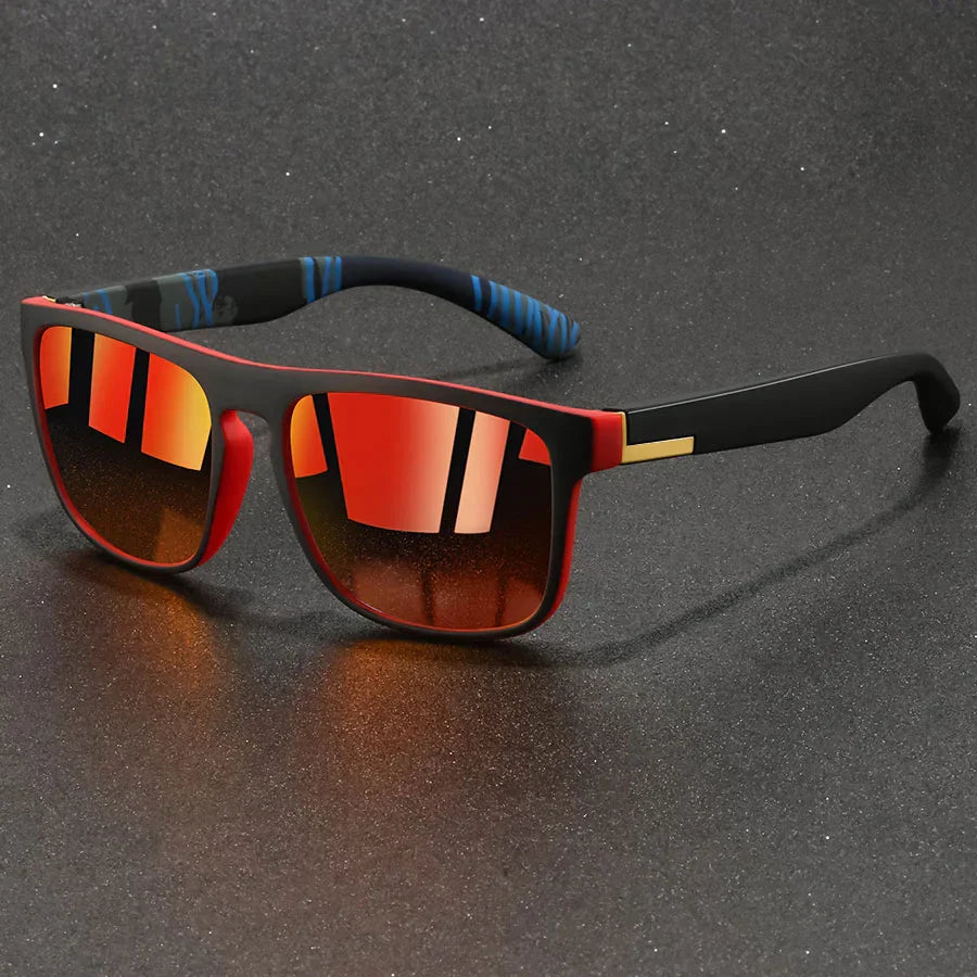 Vintage Square UV400 Sports Sunglasses