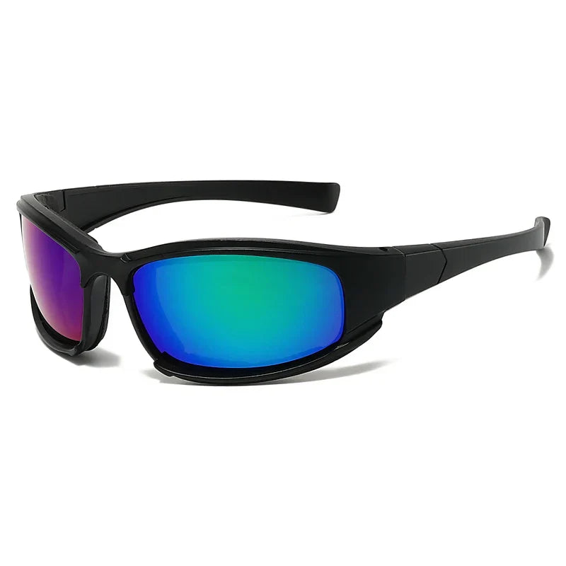 Black Silver Cycling Sports Sunglasses