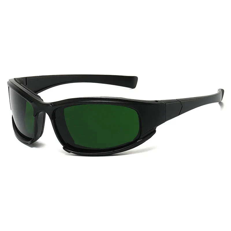 Black Silver Cycling Sports Sunglasses