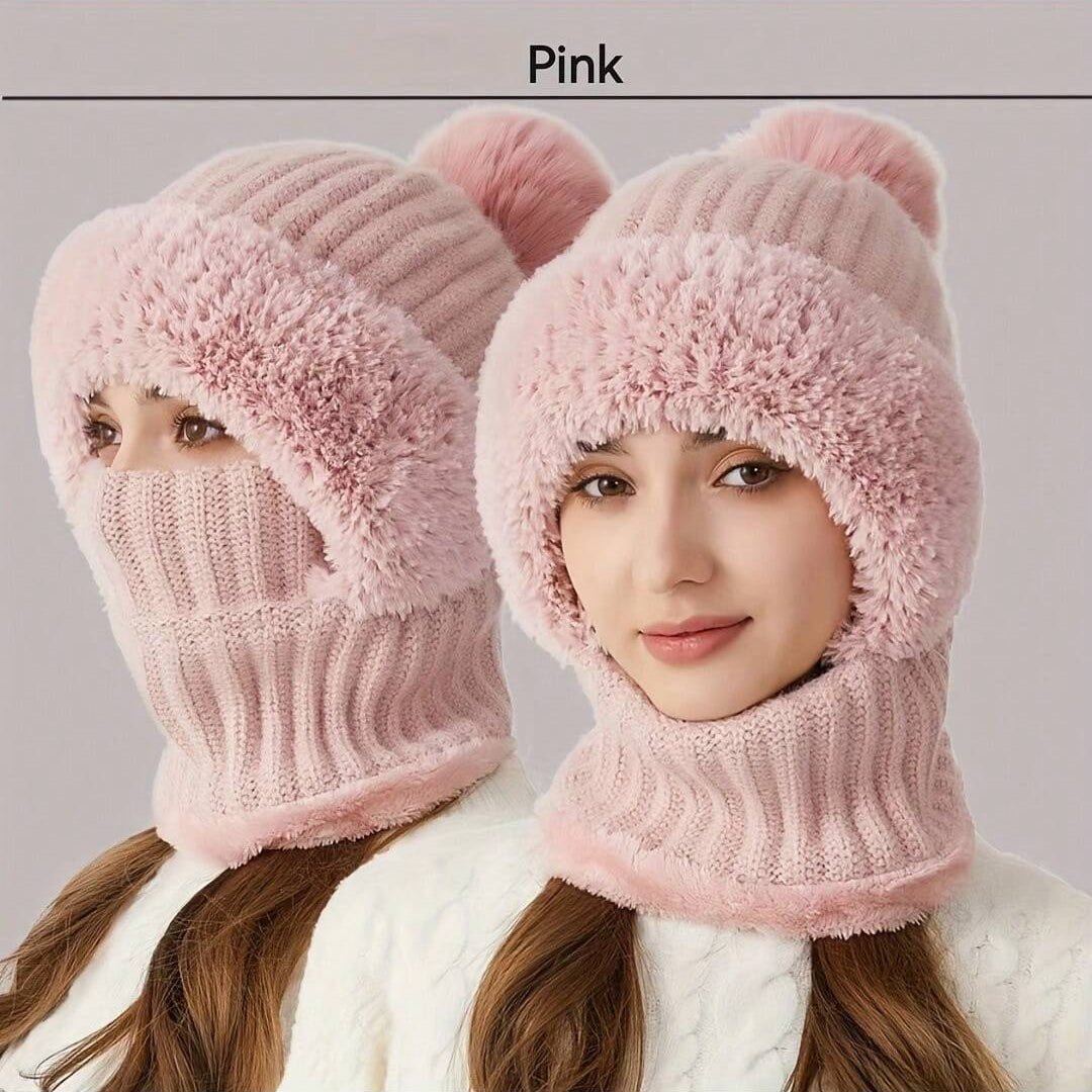 WarmthMax Thermal Lined Knit Hat - Black
