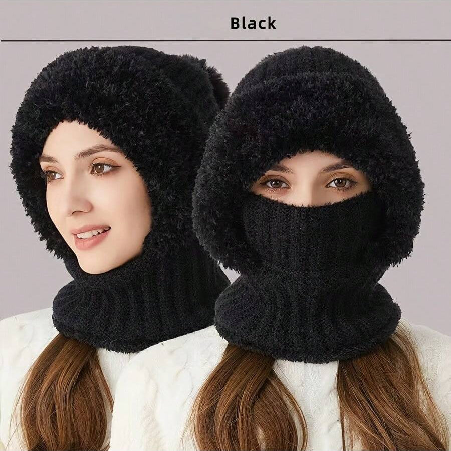 WarmthMax Thermal Lined Knit Hat - Cream