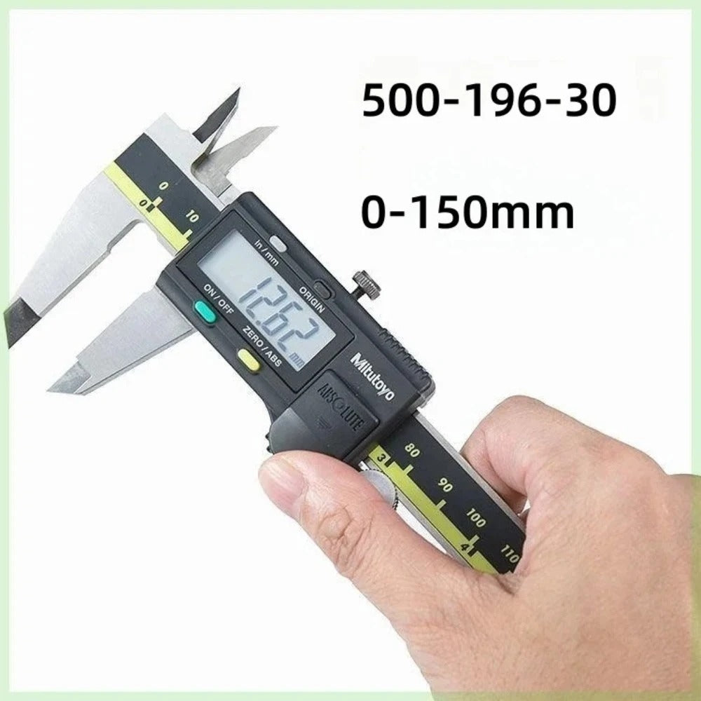 Mitutoyo Digital Caliper Stainless Steel Absolute Digimatic Caliper, 0-6"/150mm Range 500-196-20 Paquimetro Digital